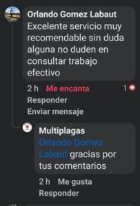 Multiplagas fumigaciones y control de plagas, opiniones