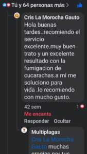 Multiplagas fumigaciones y control de plagas, opiniones
