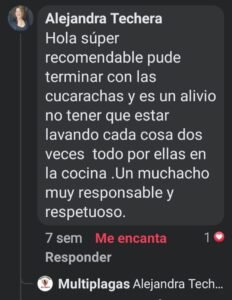 Multiplagas fumigaciones y control de plagas, opiniones